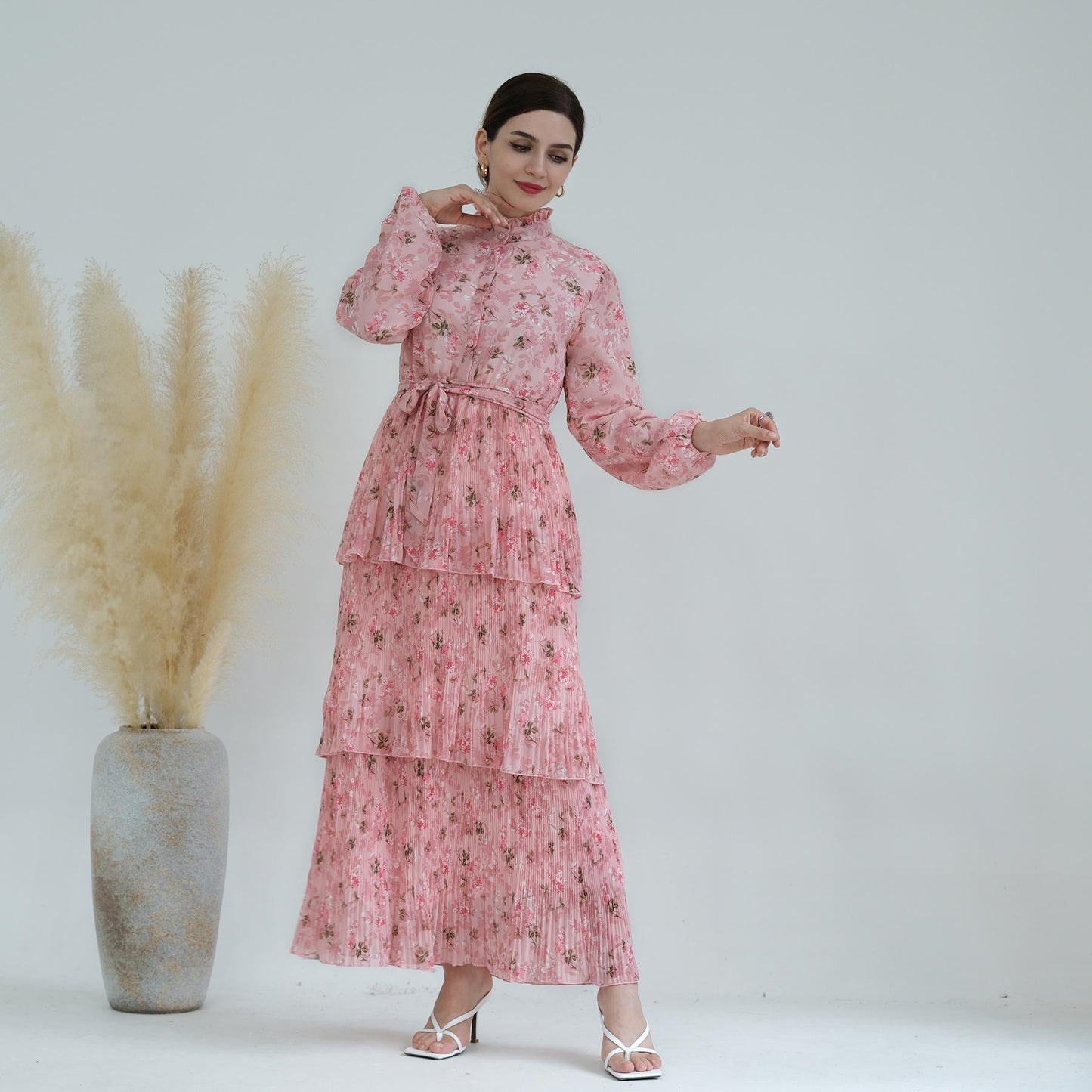 HAYA HAYA1007 Pure Beauty Printed Dress
