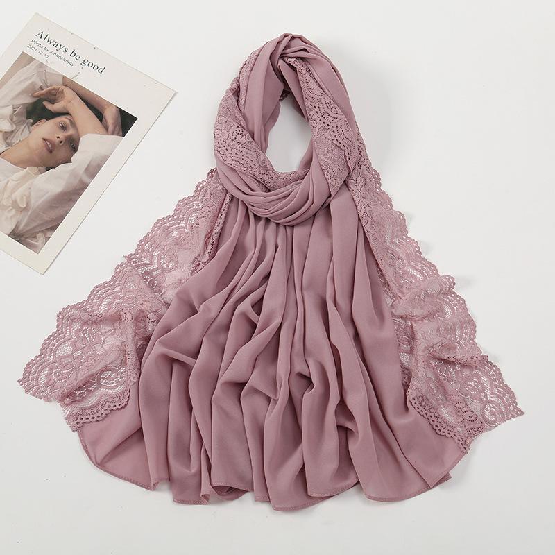 HAYA HA1125 New Pearl Chiffon Lace Lace Headband