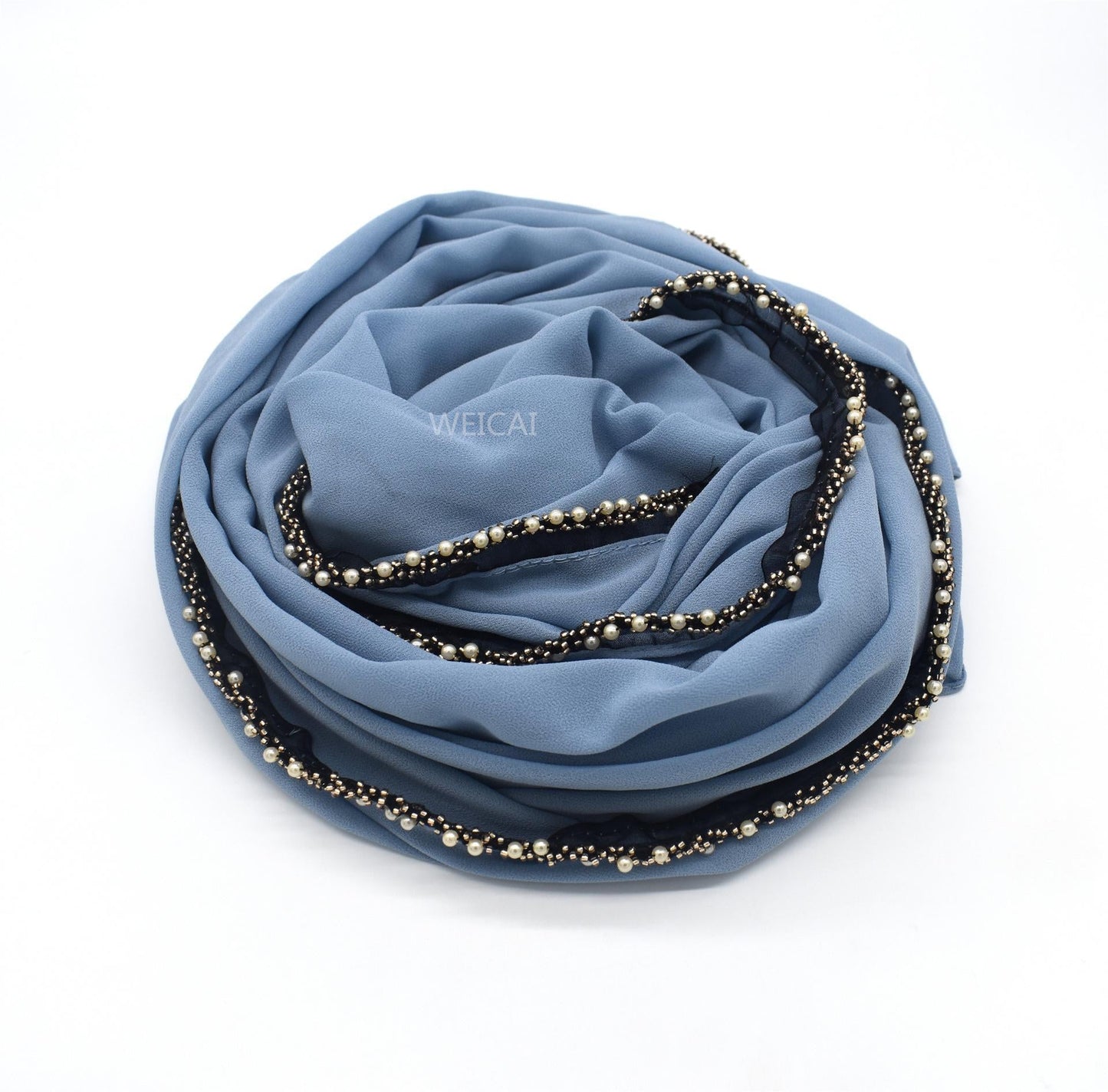HAYA HA1117 Solid Chiffon Headband Hijab