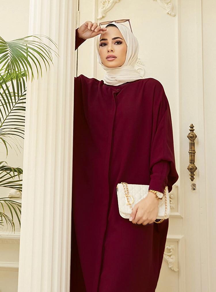 HAYA HAYA0519 Bat Sleeves Long Robe
