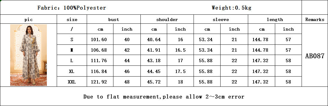 HA6651  Floral Print Long Dress, Elegant Stand-up Collar Evening Gown
