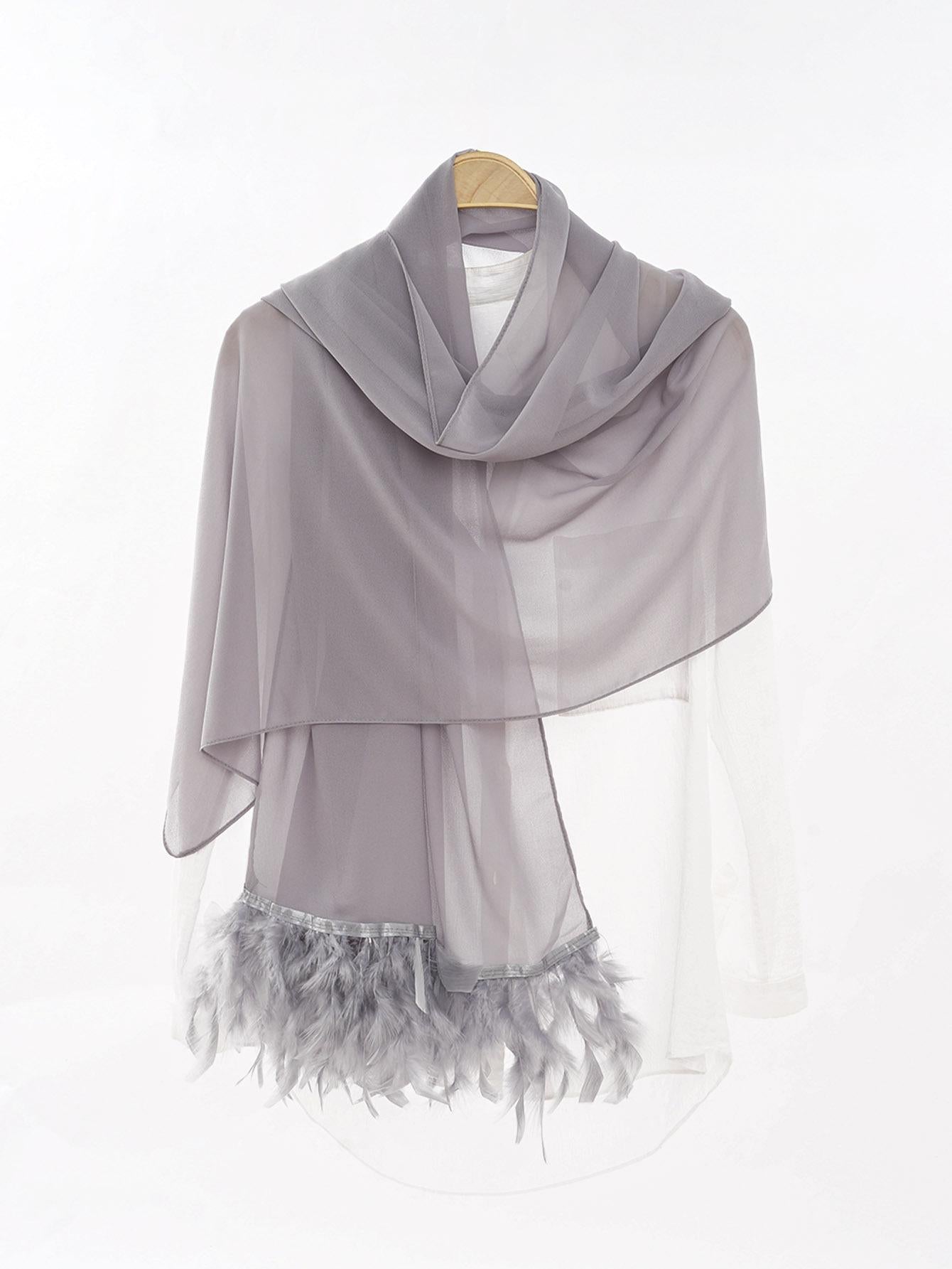 HAYA HA1146 Pure Color Chiffon Breathable Headscarf