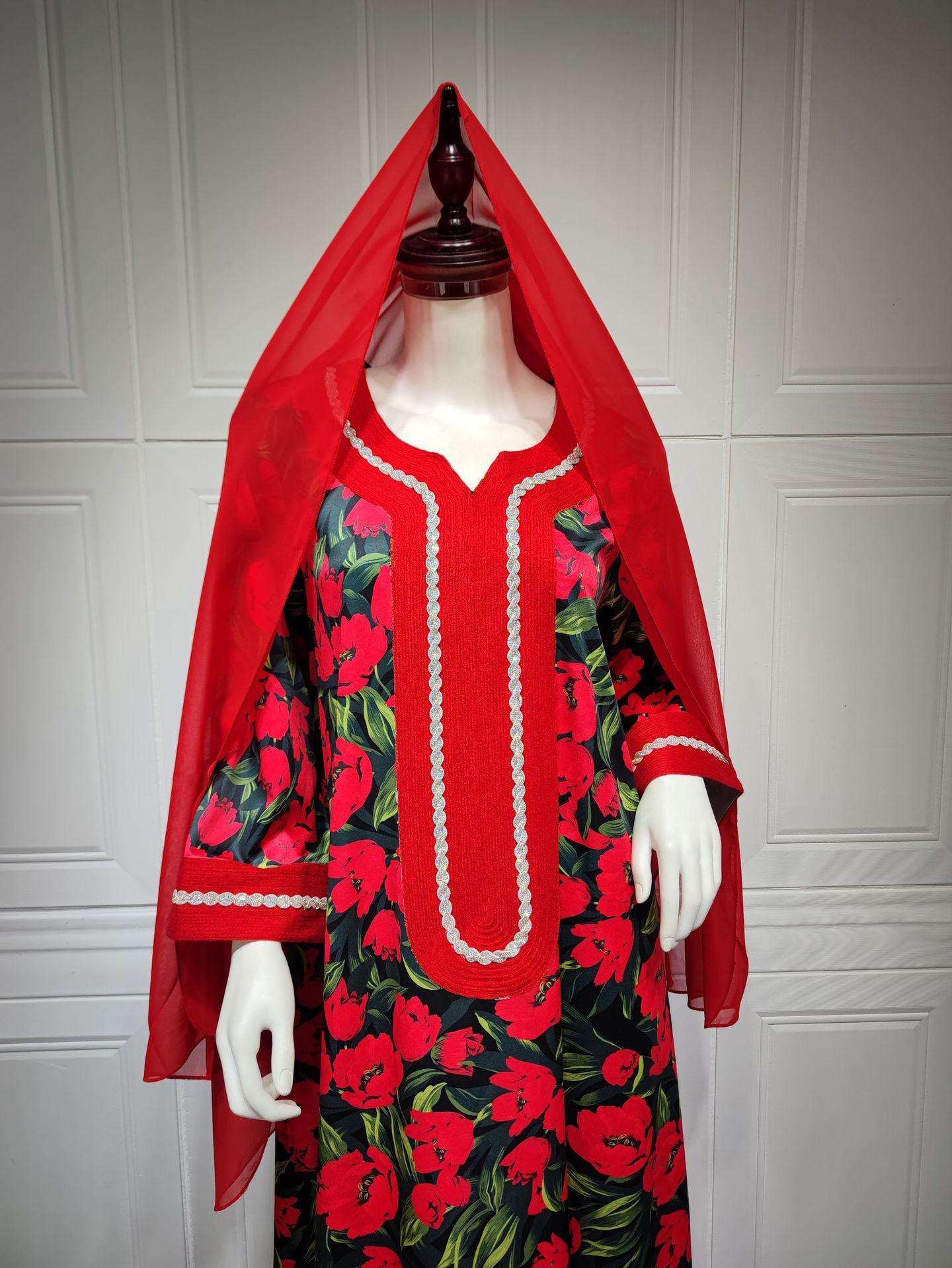HAYA HAYA1072 Fashion New Product Hot Diamond Printed Dress