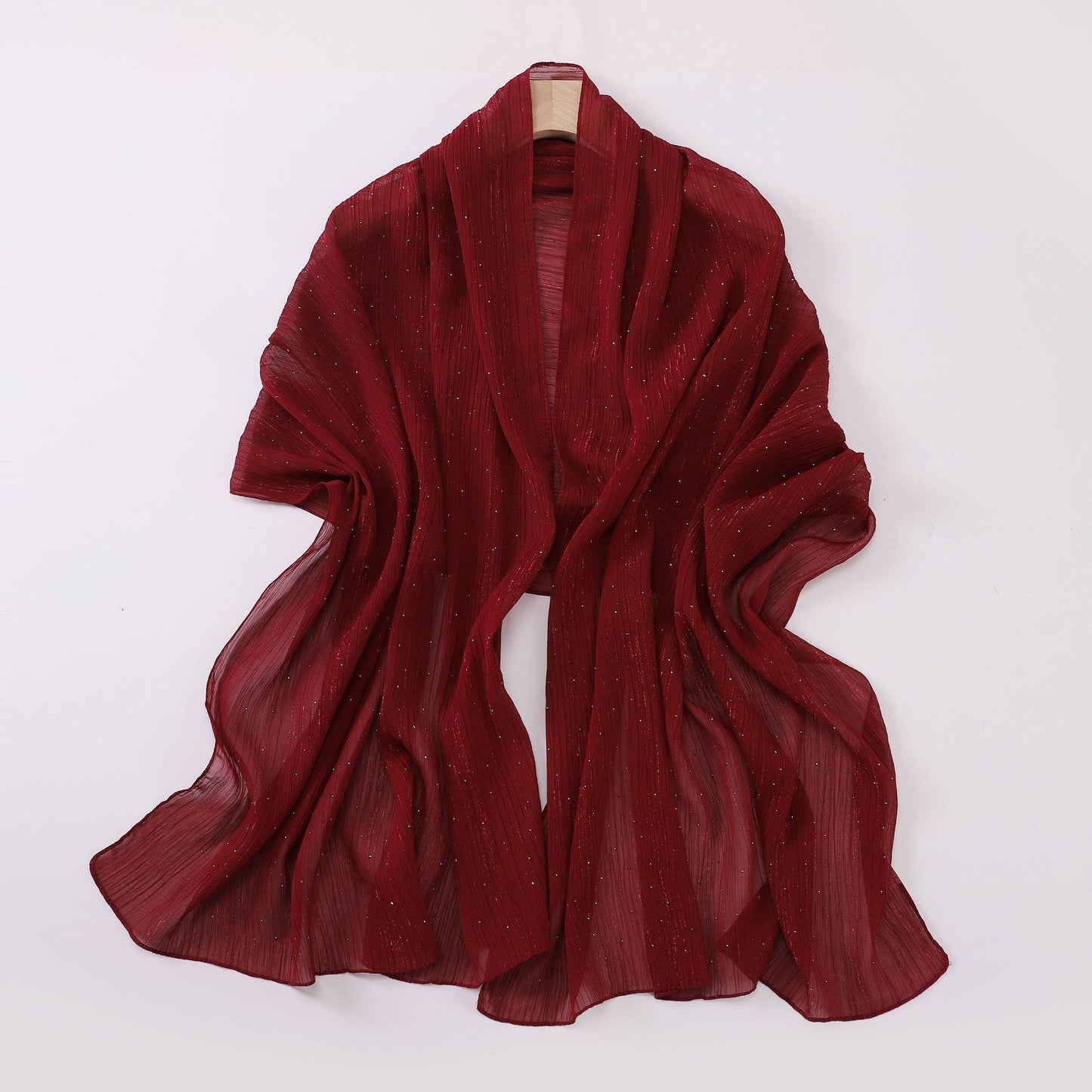 HAYA HA1114 All Over The Sky Hot Drilling Long Scarf Hijab