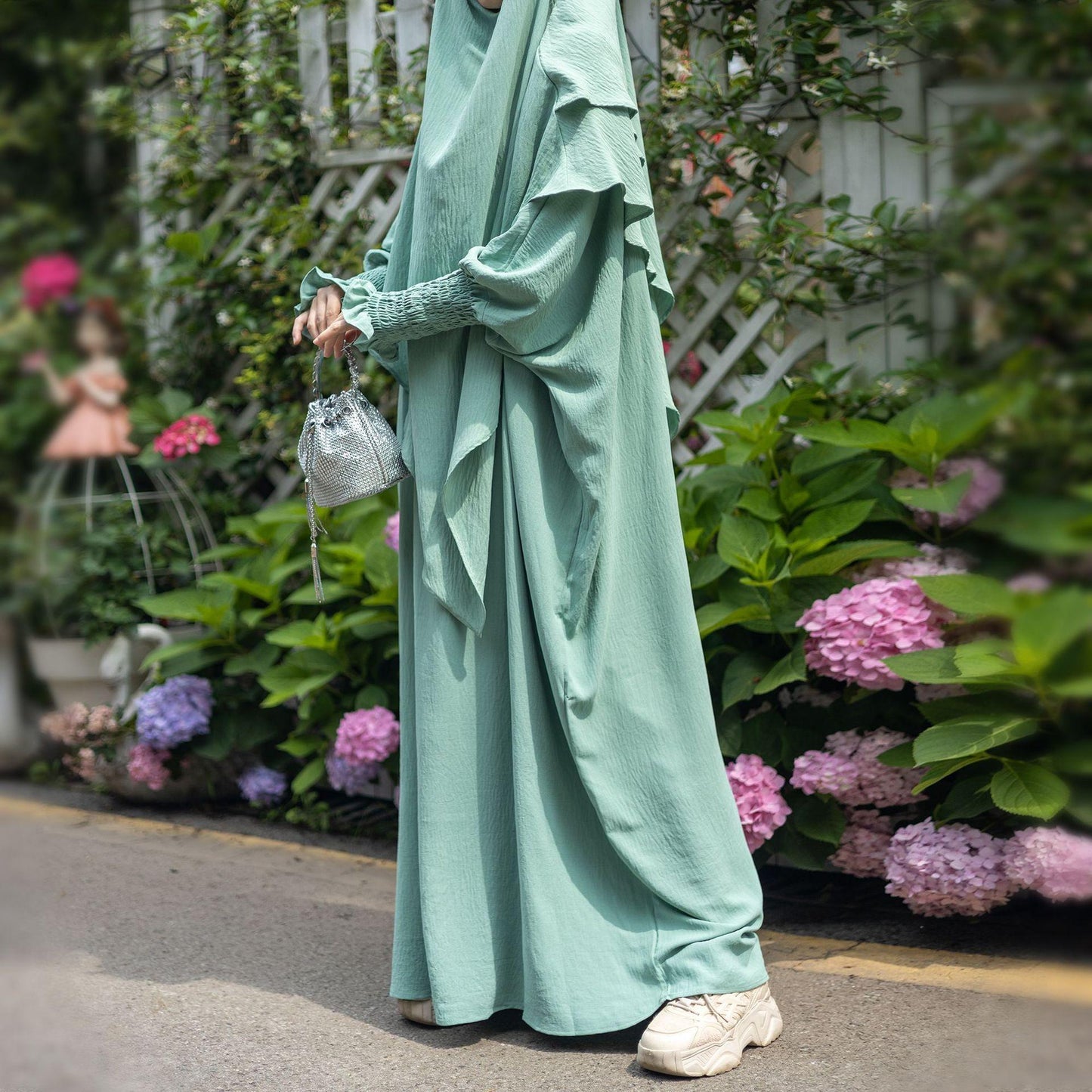HAYA HAYA1004 2pcs Set  Abaya+Hijab