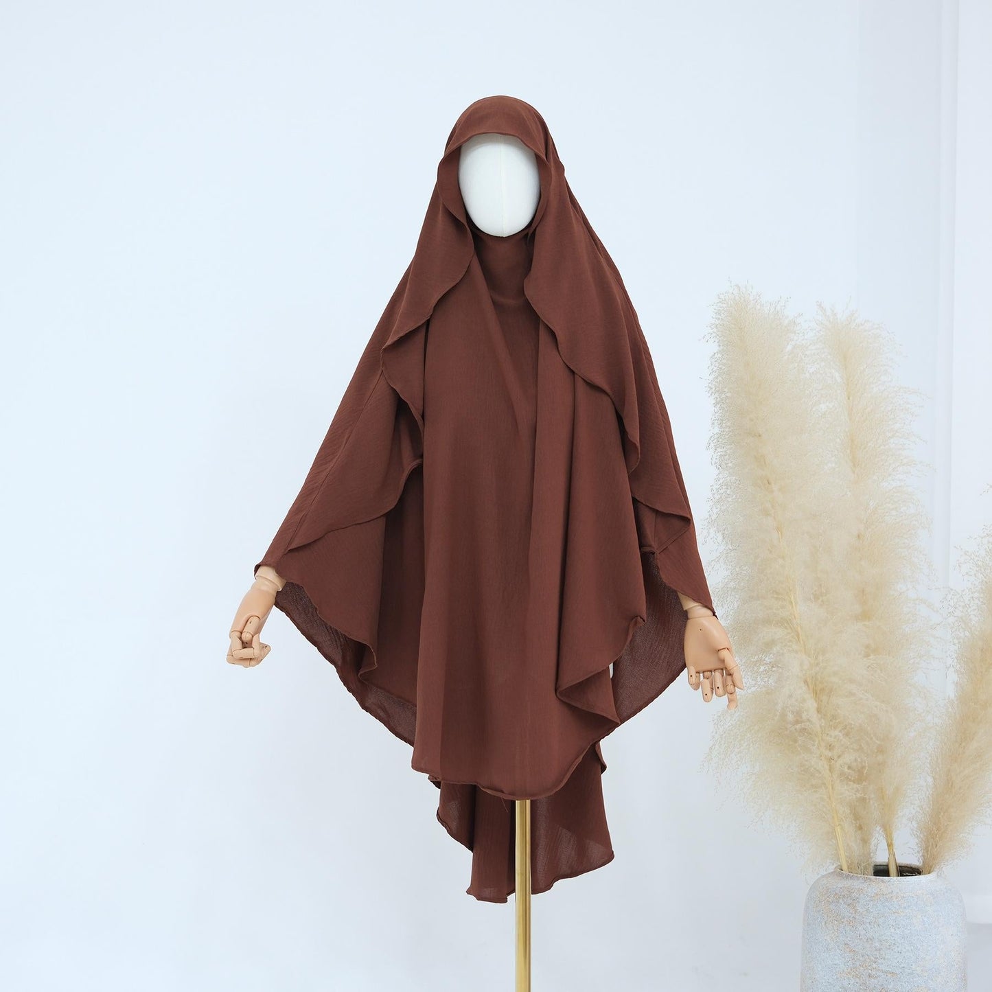 HA5441 Premium Multi-Color Solid Bandana - Loose Shawl Style circle  hijab