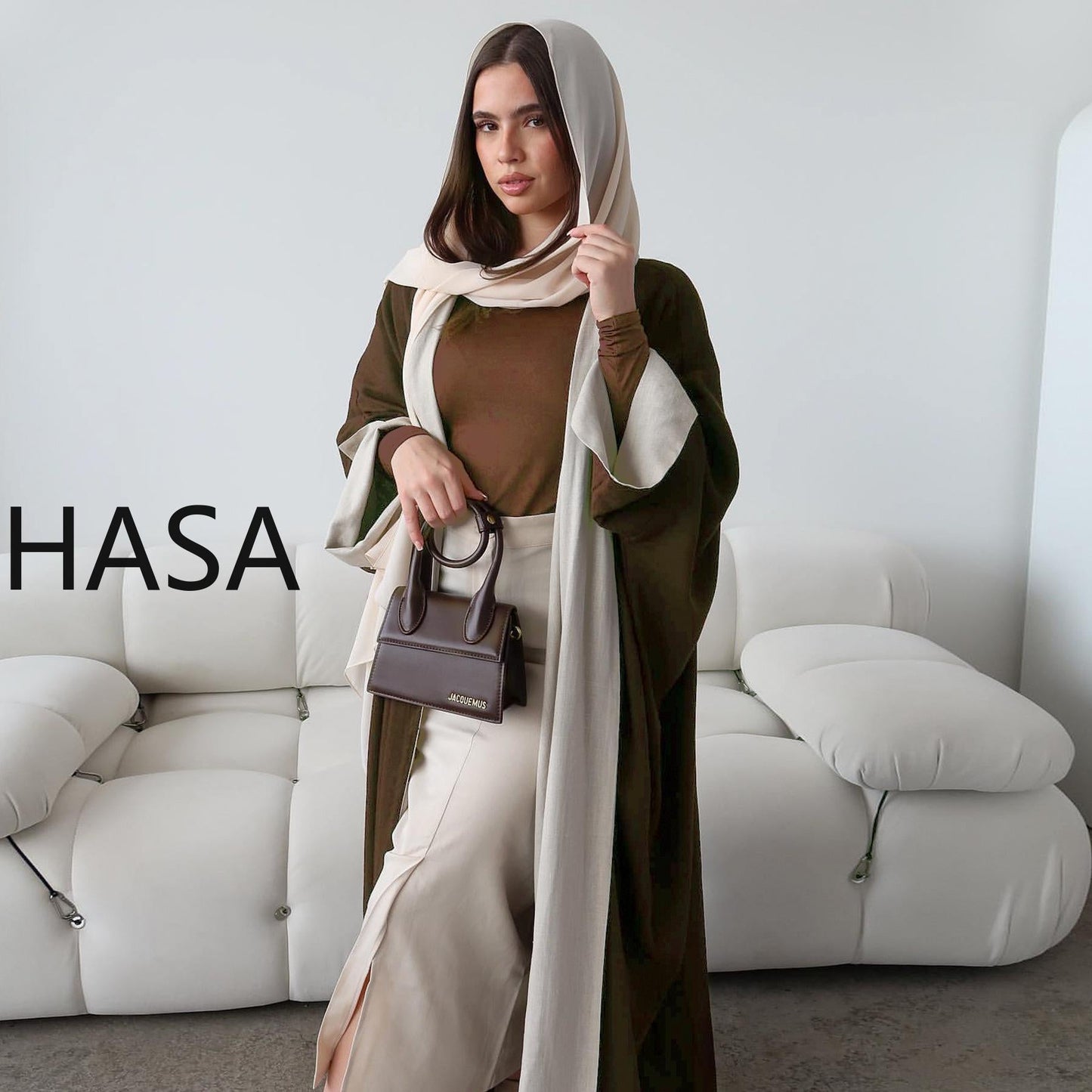 HASA HA4827 Reversible and versatile elegant robe