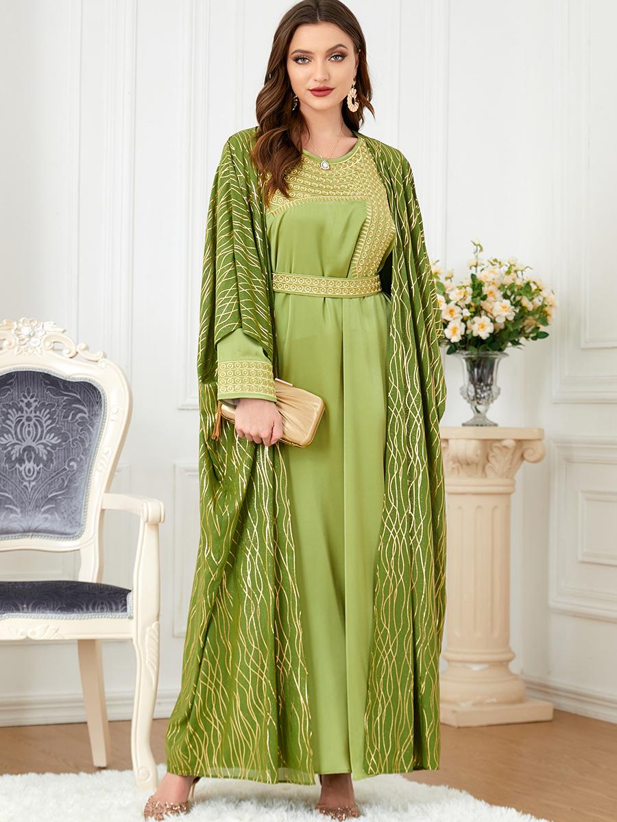 HAYA HAYA1059 2pcs Inner Dress  with Cardigan