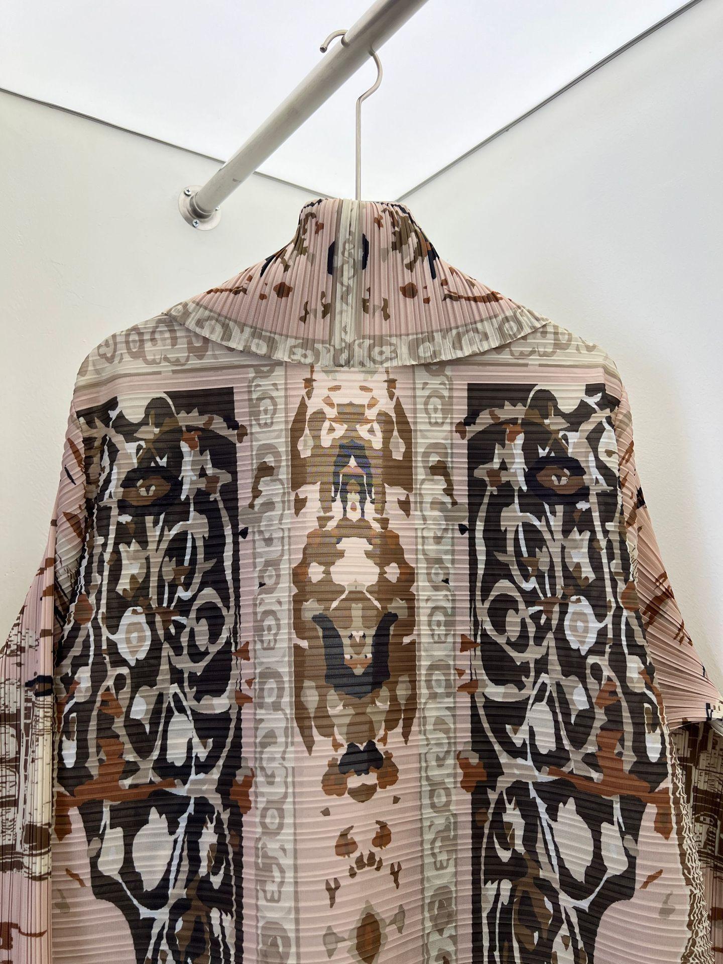 HS6719 Blush Tapestry  Pink Abaya with Intricate Traditional Prints