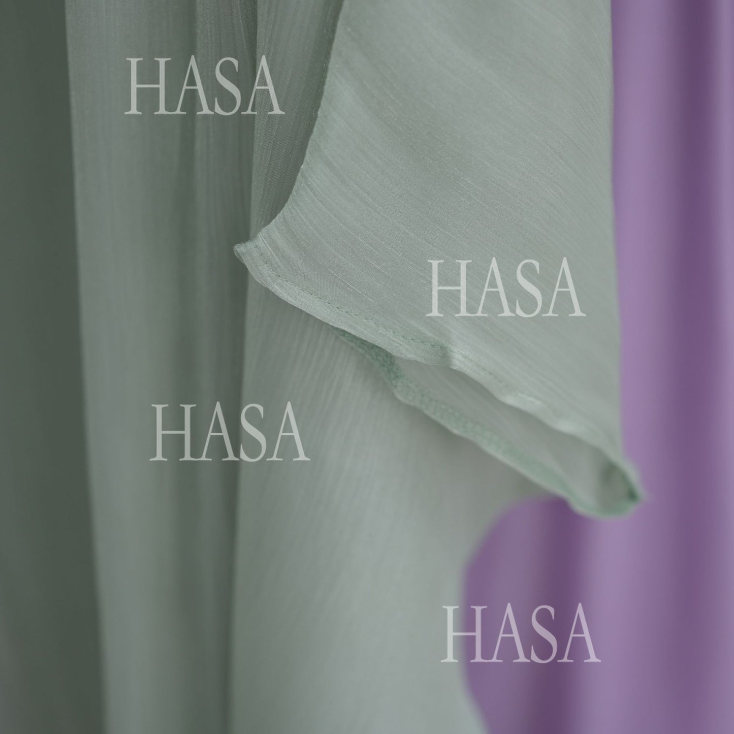 HA6534 Elegant Island Wrinkle Texture Solid Color Cardigan Robe