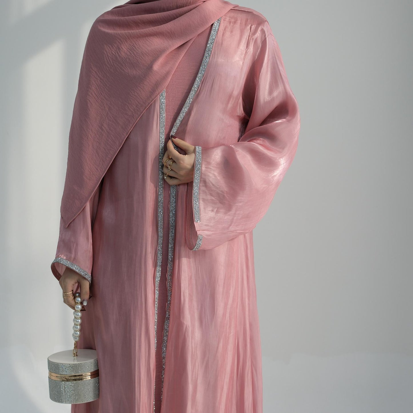 HAYA HA1184 2pcs Set Cardigan+Inner Dress