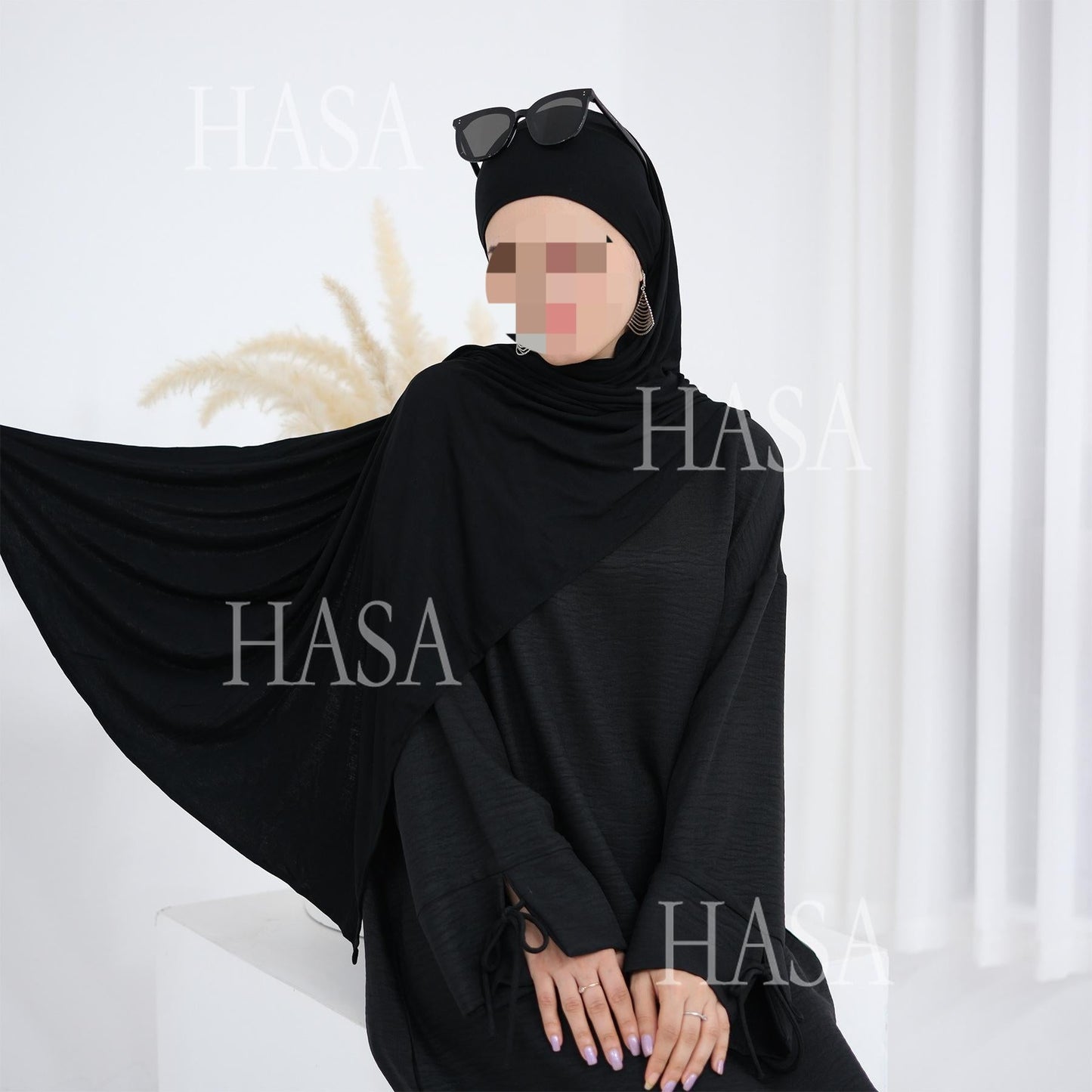 HA6554 Plain Modal Cotton Scarf with Lightweight Comfort