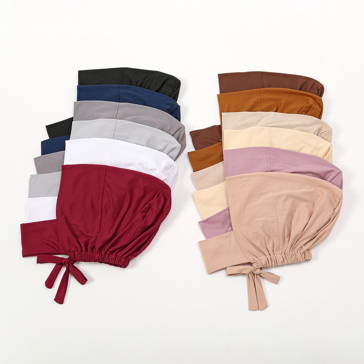 HAYA HAYA1053 Multi Color Elastic Tie Bottom Hat Headband
