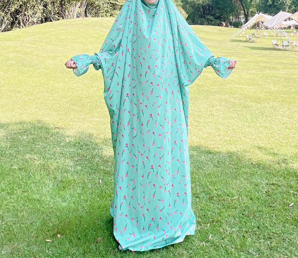 HAYA HAYA1013 Printed Dress Robe