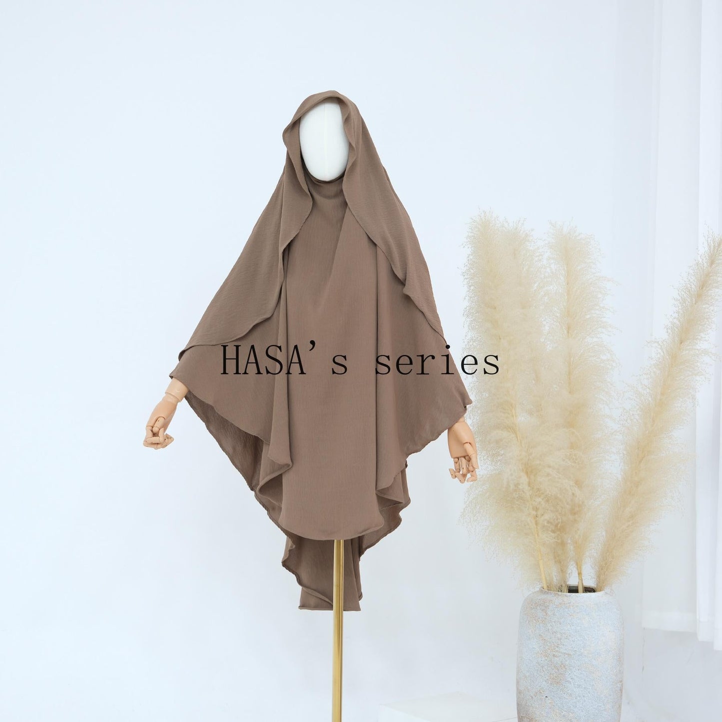 HA5441 Premium Multi-Color Solid Bandana - Loose Shawl Style circle  hijab