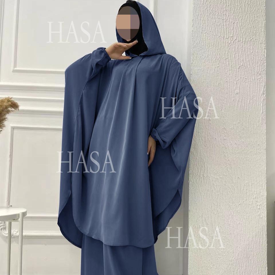 HA6583 Women's Loose Long Robe Suit