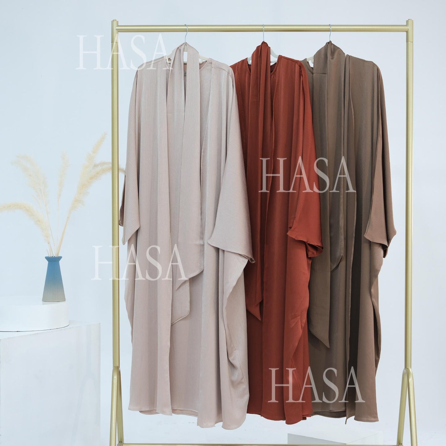 HA6575 Elegant Two-piece Cardigan Robe Set