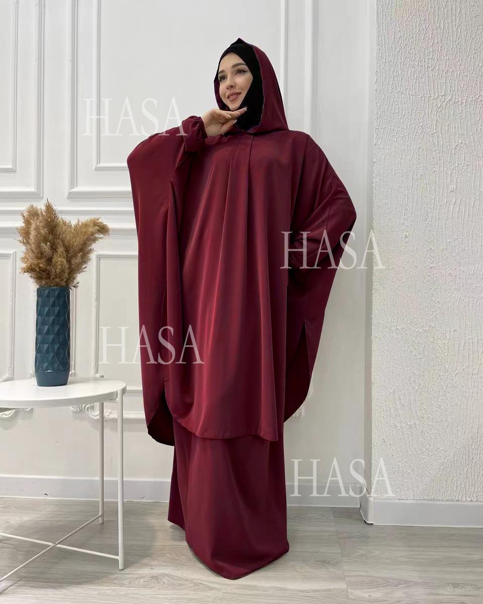 HA6583 Women's Loose Long Robe Suit