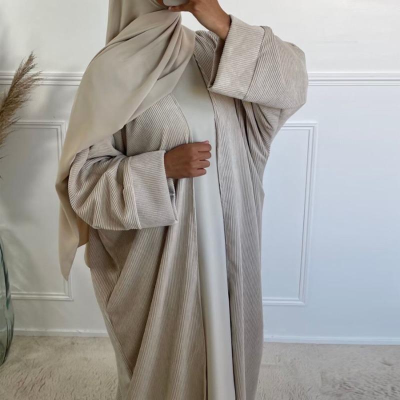HAYA HAYA0566 Autumn/Winter Corduroy Cardigan Coat