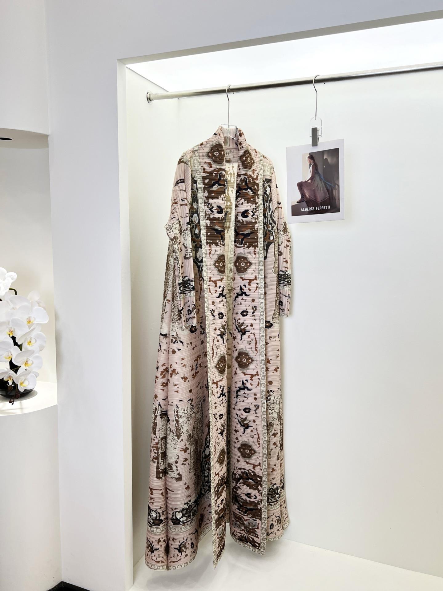 HS6719 Blush Tapestry  Pink Abaya with Intricate Traditional Prints