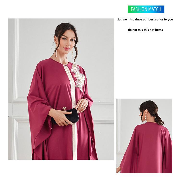 HAYA HAYA1087 New Style Elegant Decal Dress Robe