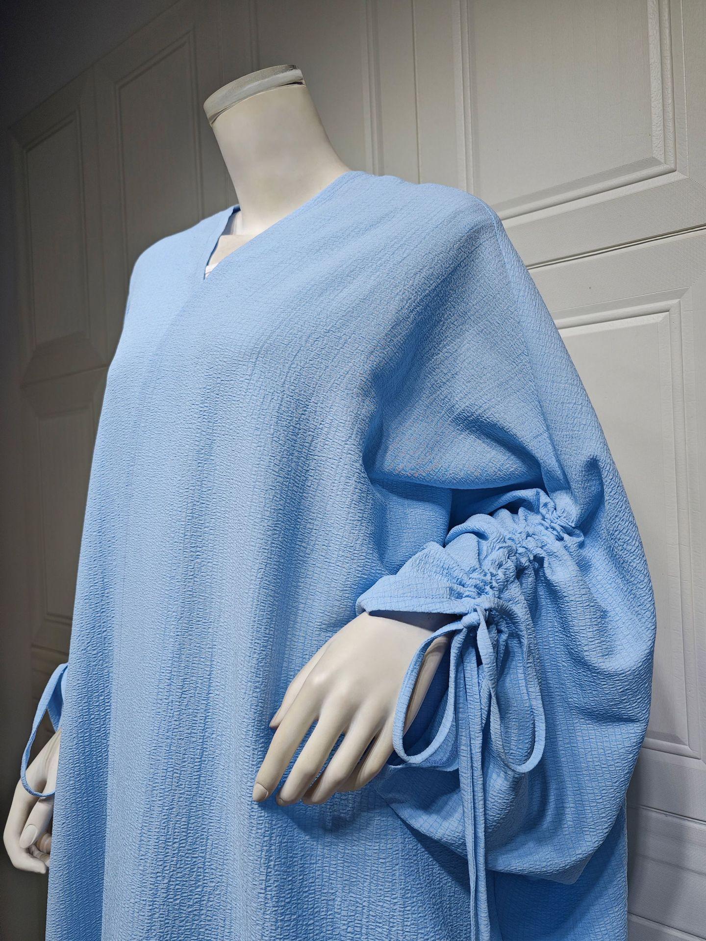 HAYA HAYA0515 Muslim Solid Bat Sleeves Casual Cardigan