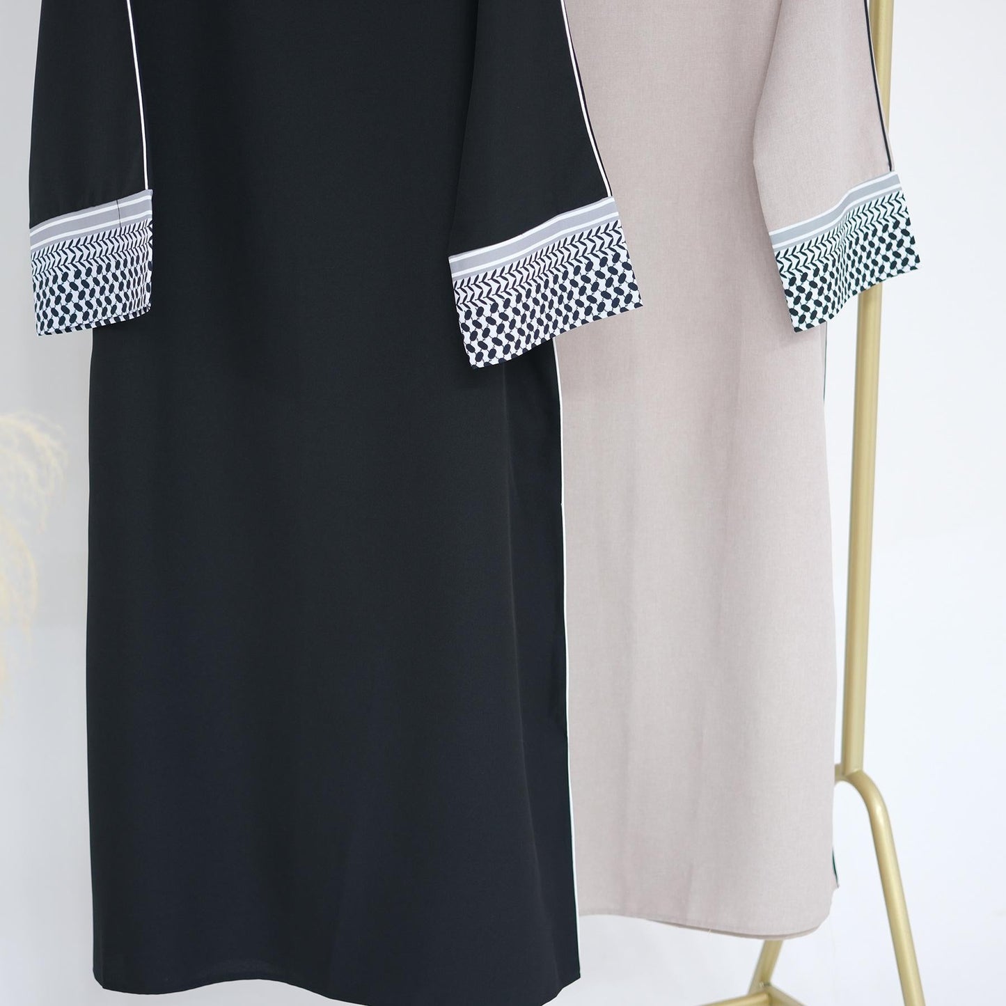 HAYA HA1181 Patchwork Elegant Abaya