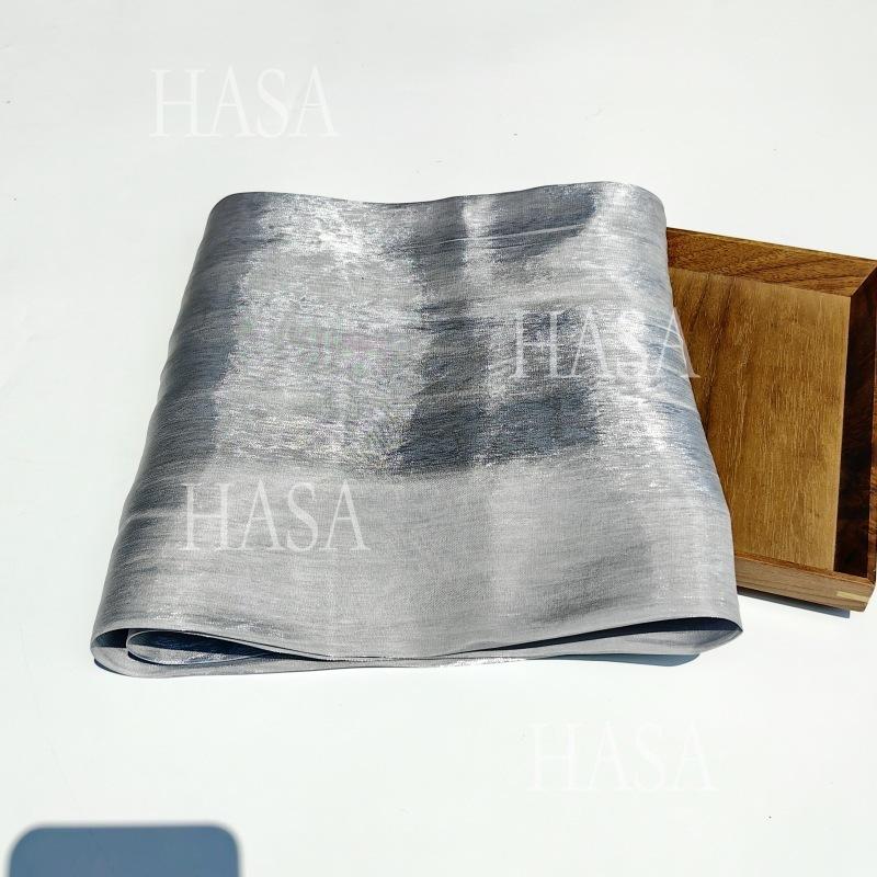 HA6479 A Simple Silk Scarf with A Mellow Color and A Light and Drapey Design