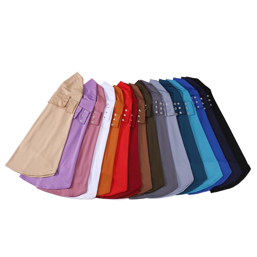 HAYA HA1129 Solid Color Underlay Hat Headband