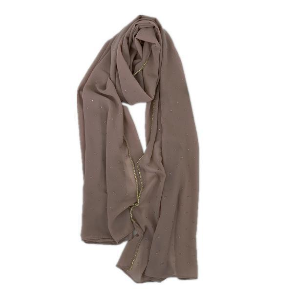 HAYA HAYA1063 Pearl Chiffon Diamond Headband