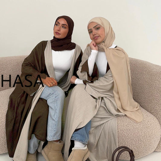 HASA HA4827 Reversible and versatile elegant robe