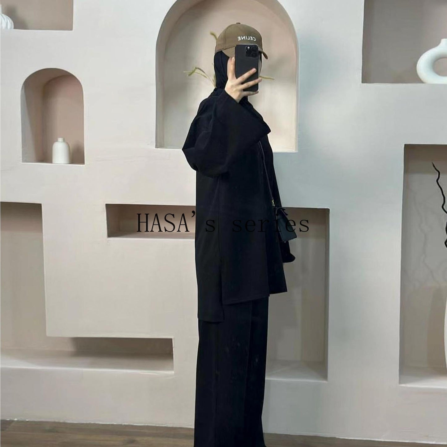 HA5488 Fashionable and Comfortable Loose Two-piece Suit - Simple Solid Color Design two  piece co  ords