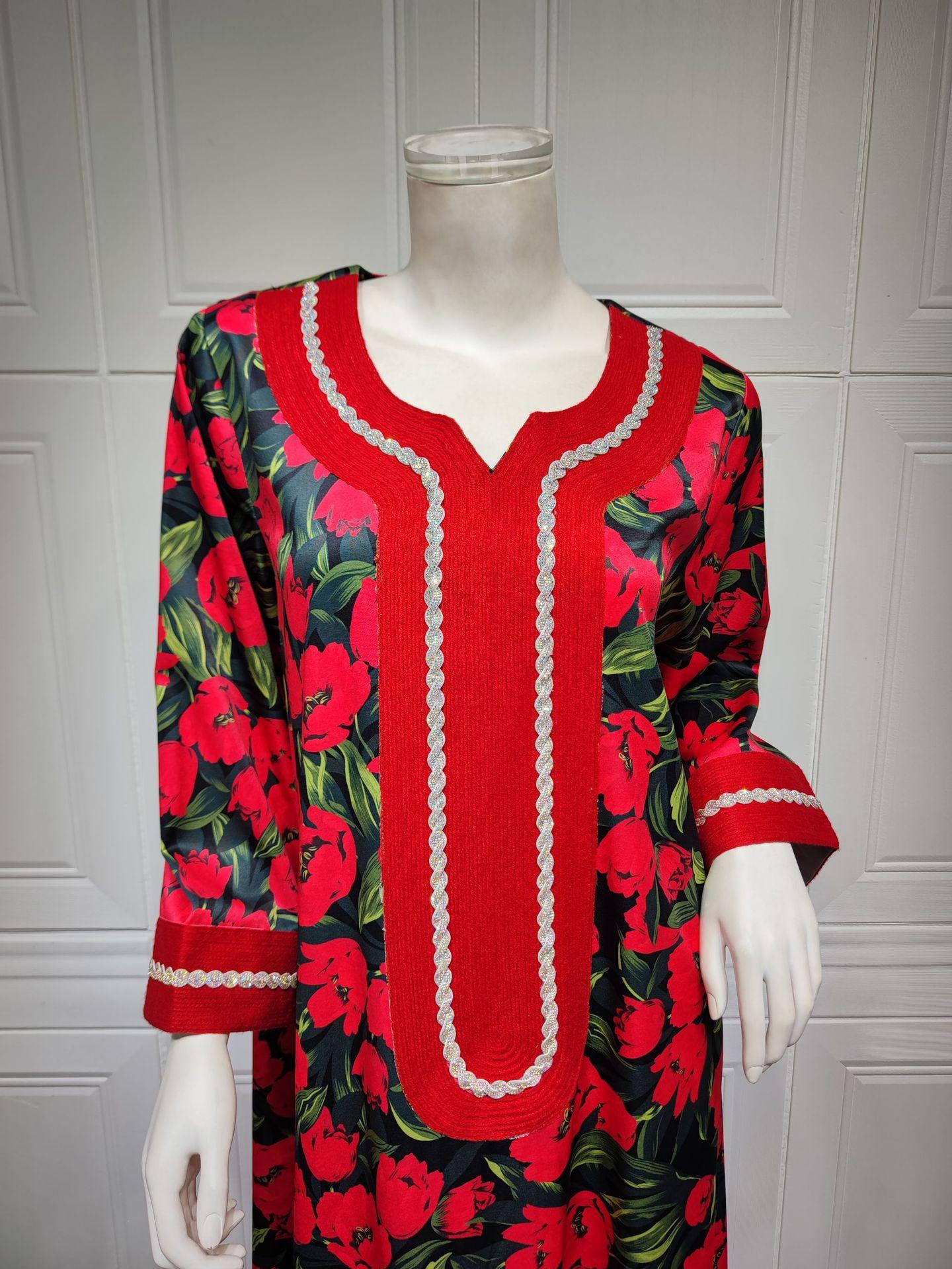 HAYA HAYA1072 Fashion New Product Hot Diamond Printed Dress