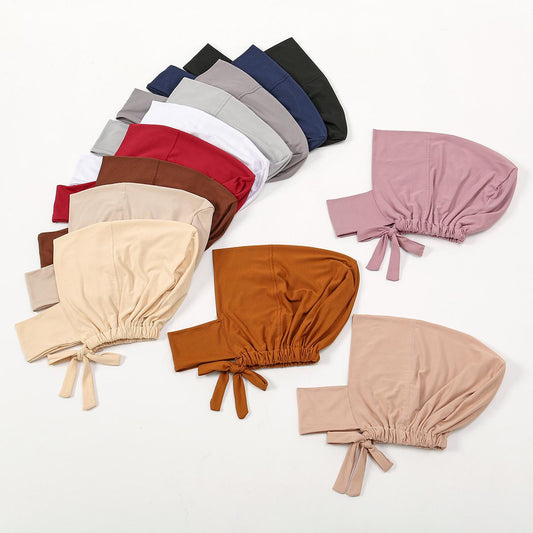 HAYA HAYA1053 Multi Color Elastic Tie Bottom Hat Headband