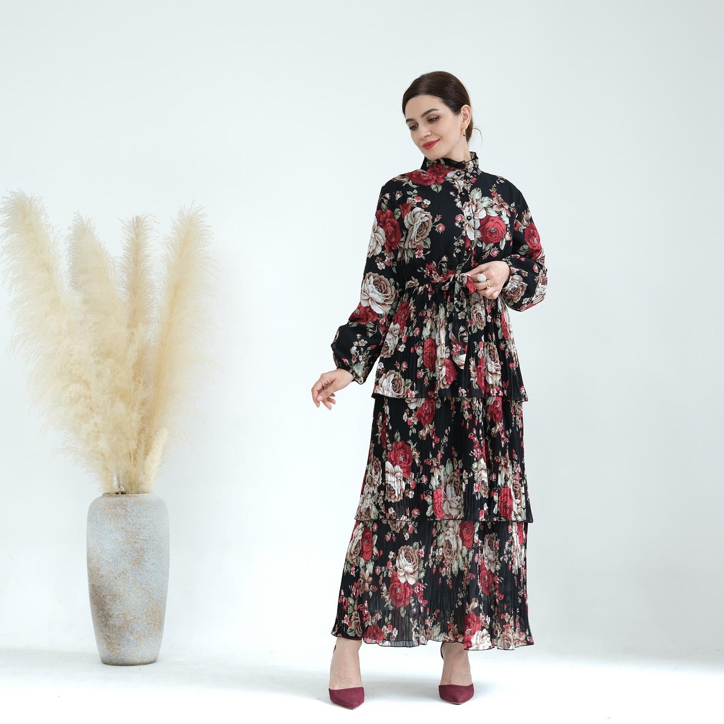 HAYA HAYA1008 Pure Beauty Printed Dress