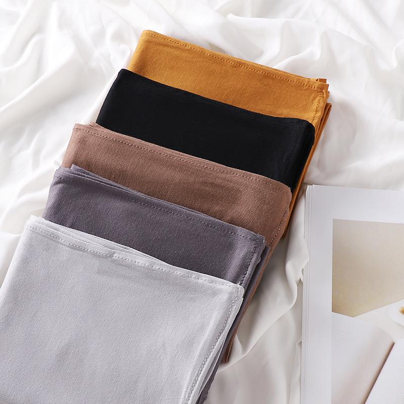 HAYA HAYA1051 Fashion Warm Solid Color Scarf
