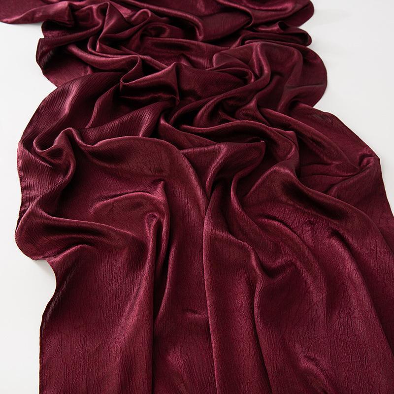 HAYA HA1104 Silk Smooth Headband Shawl Solid Color Headband