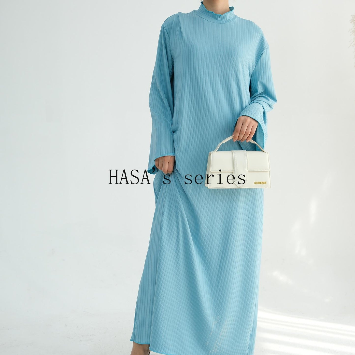 HA5509 Beautiful Stand Collar Dress Robe - Lightweight multi-color design, comfortable and stylish party  wear red dress thick  thigh 2  part bow  outfits