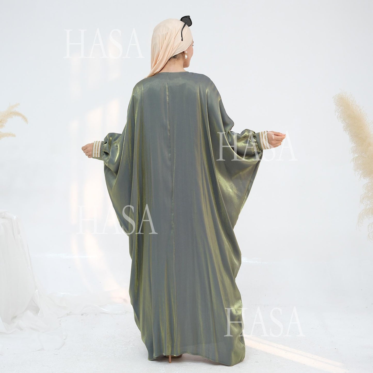 HA5873 Temperament Cardigan Long Coat Exquisite Trim To Create Elegant Style