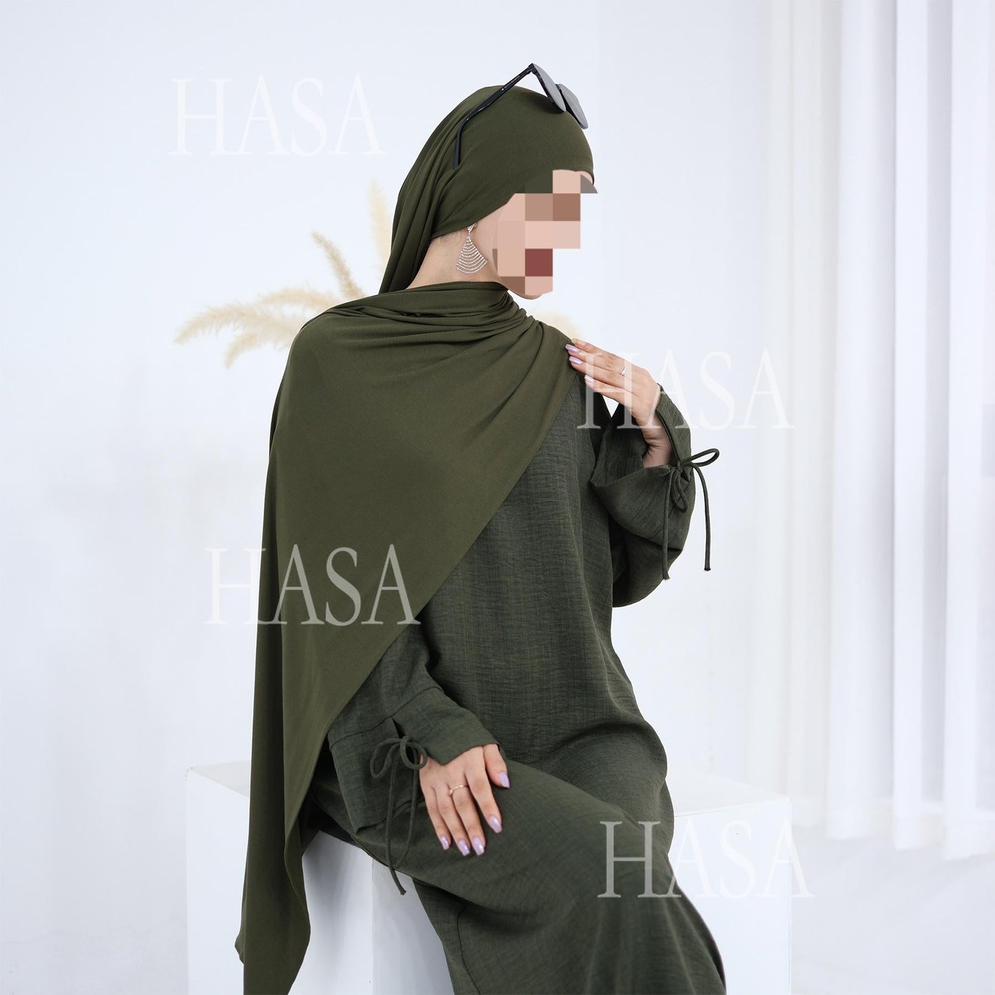 HA6554 Plain Modal Cotton Scarf with Lightweight Comfort