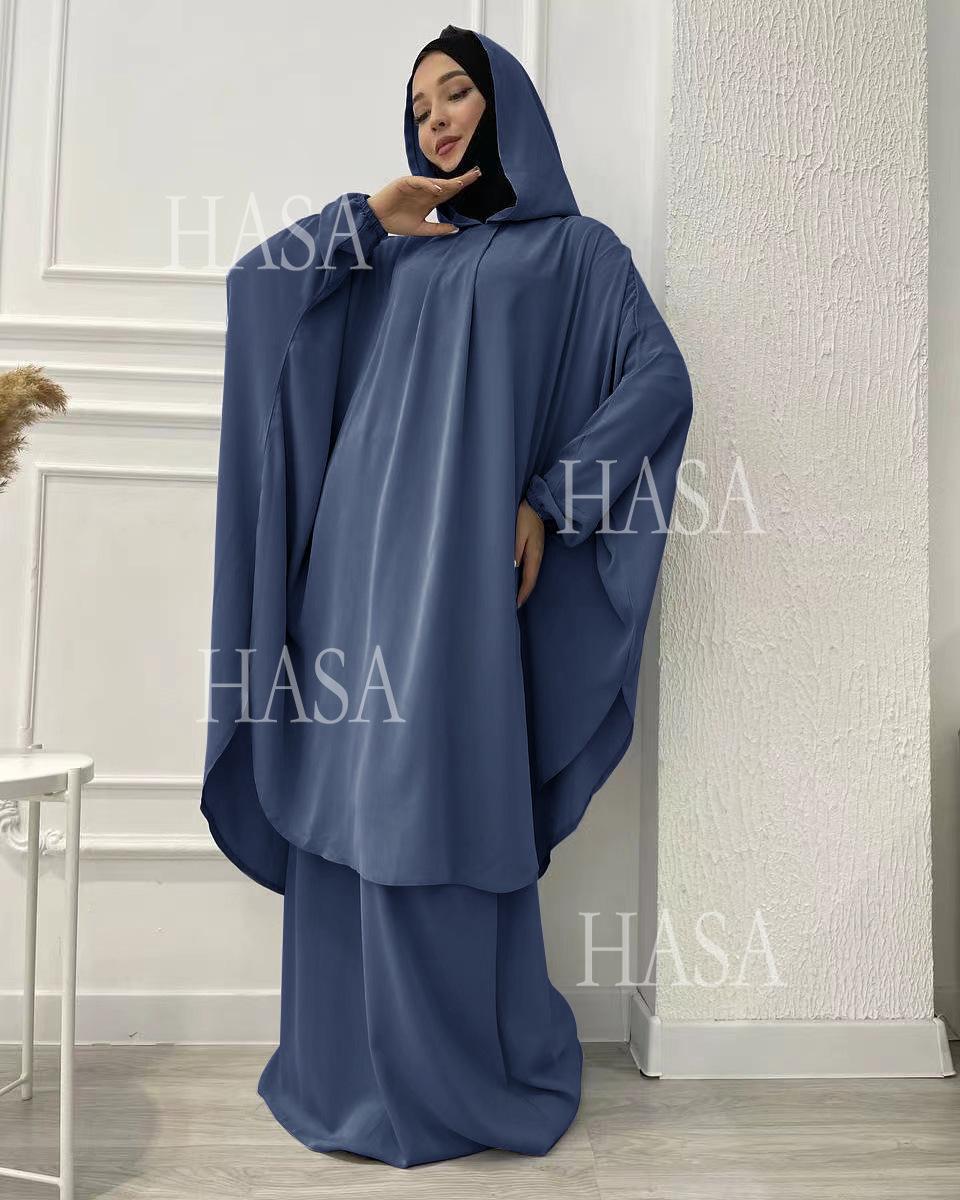 HA6583 Women's Loose Long Robe Suit