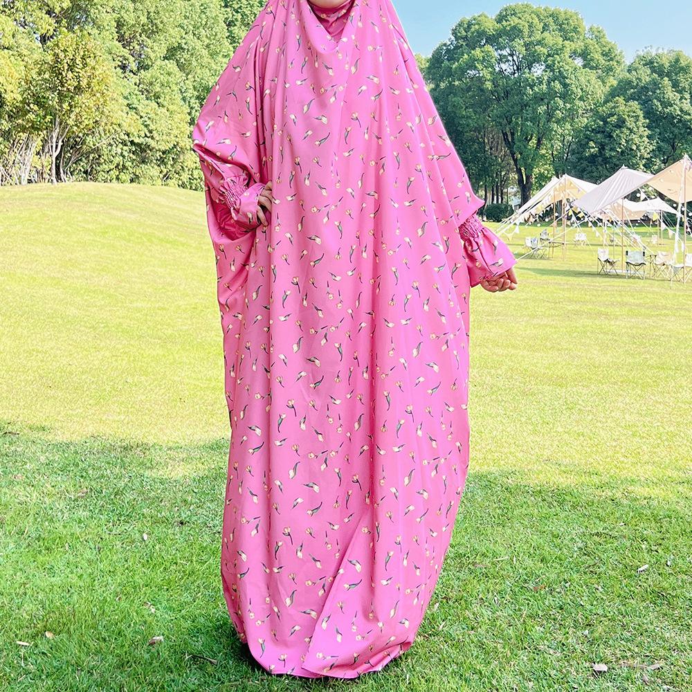 HAYA HAYA1013 Printed Dress Robe