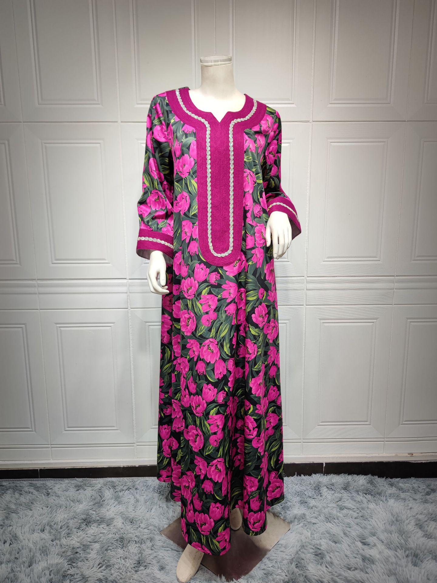 HAYA HAYA1072 Fashion New Product Hot Diamond Printed Dress