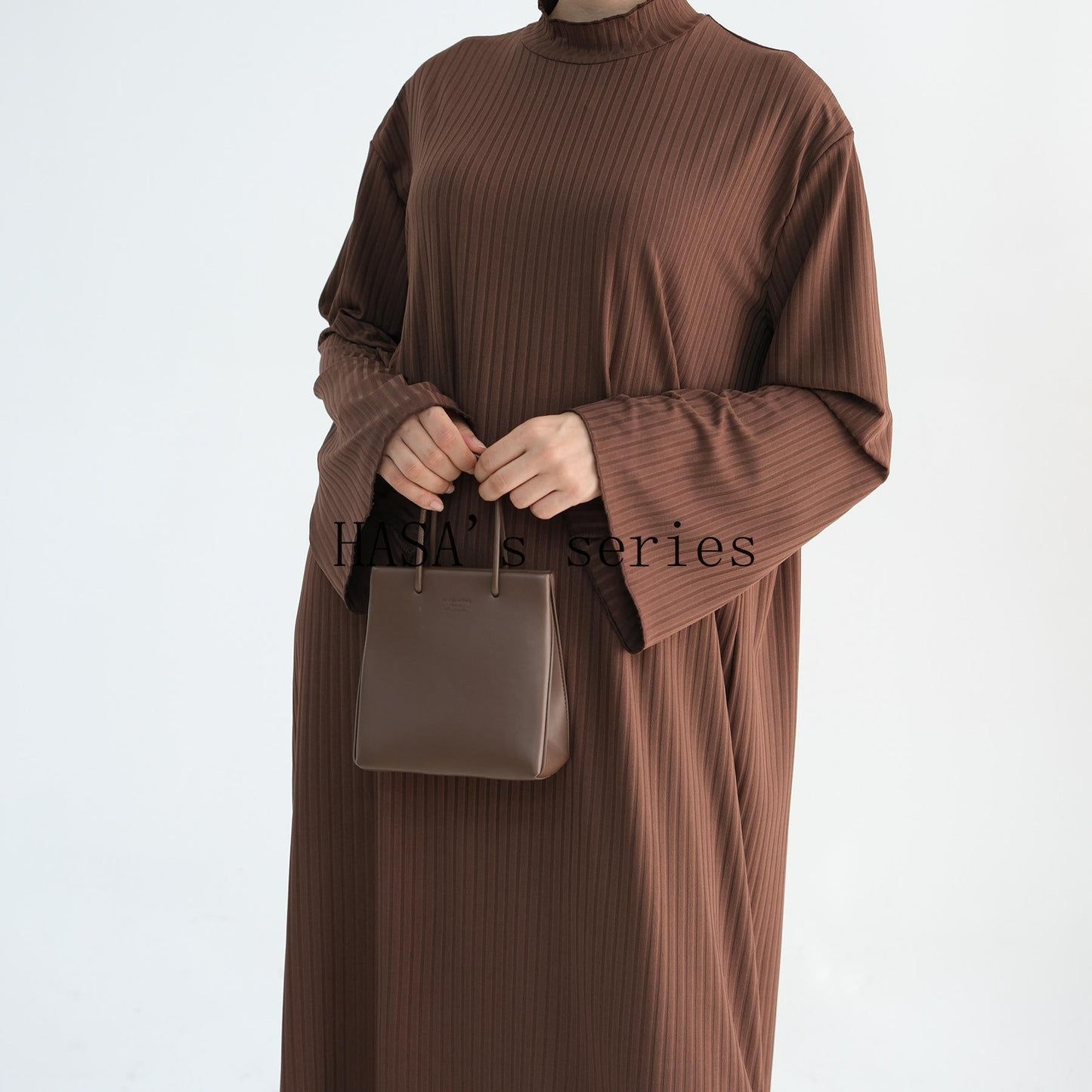 HA5509 Beautiful Stand Collar Dress Robe - Lightweight multi-color design, comfortable and stylish party  wear red dress thick  thigh 2  part bow  outfits