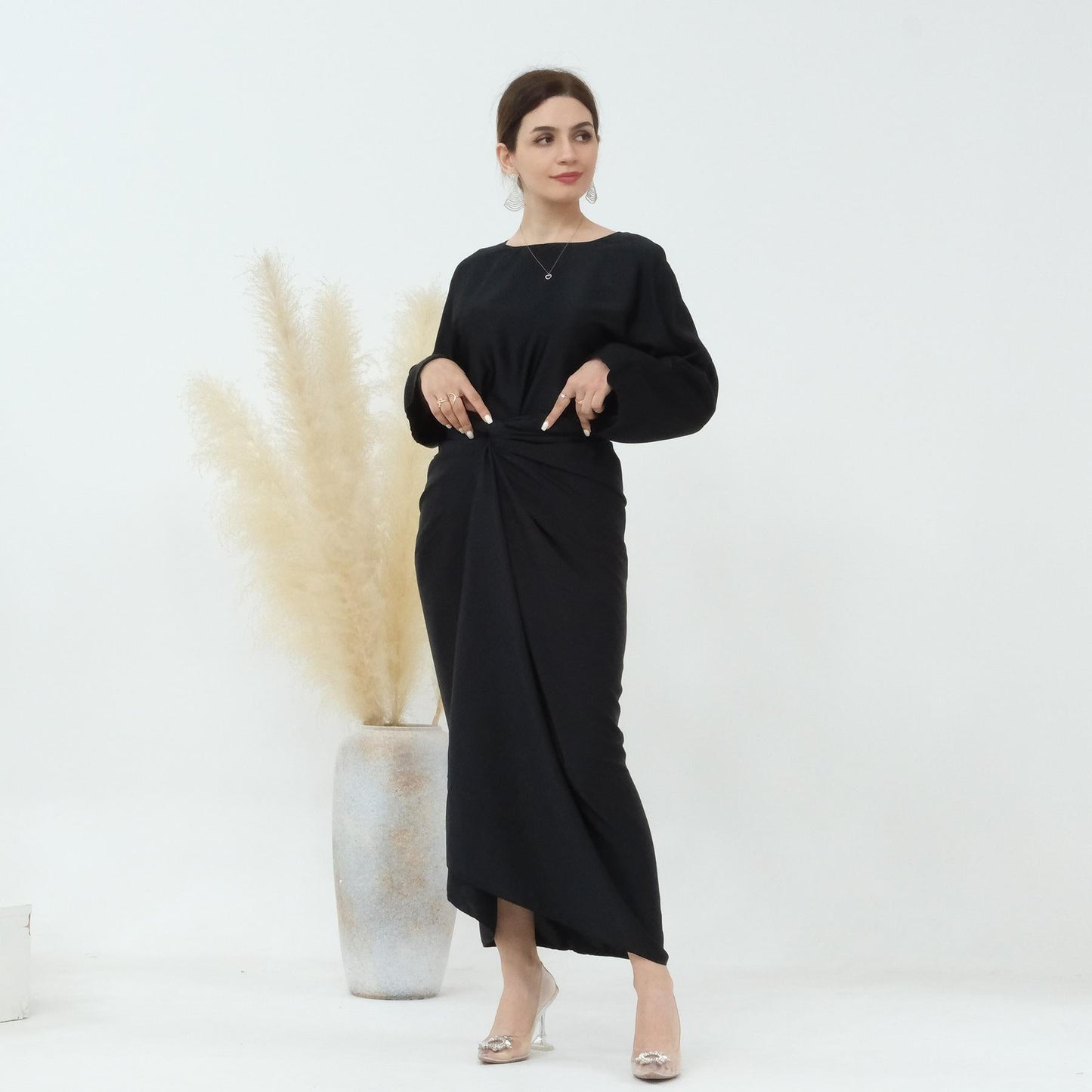 HAYA HAYA1010 2PCS Set Fashion Top and Skirt