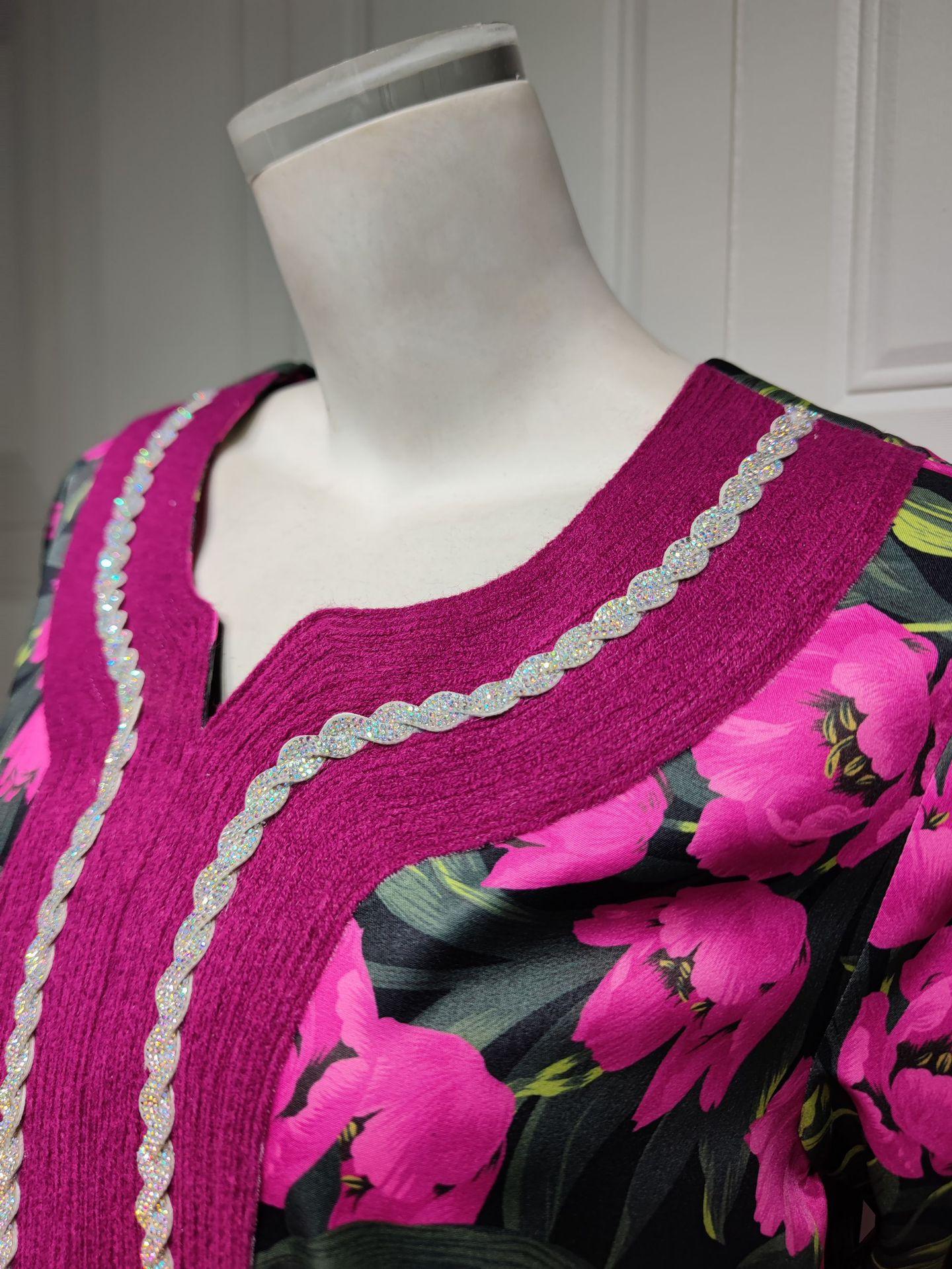 HAYA HAYA1072 Fashion New Product Hot Diamond Printed Dress
