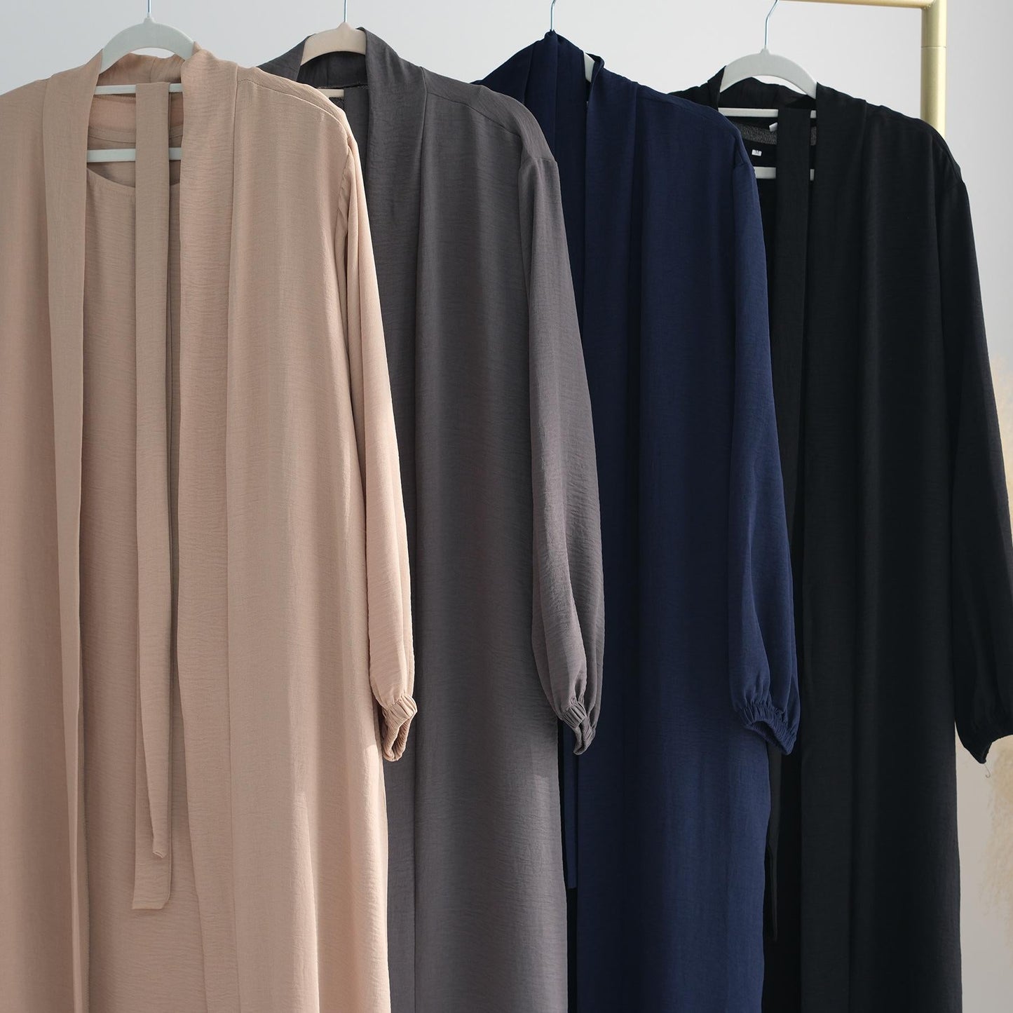 HAYA HAYA0995 3pcs Cardigan+without  Sleeves Inner Dress+Hijab