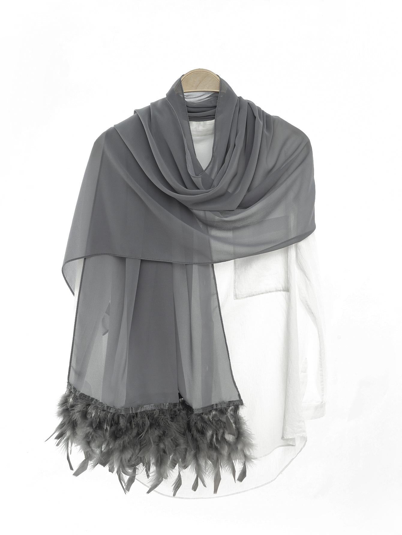 HAYA HA1146 Pure Color Chiffon Breathable Headscarf