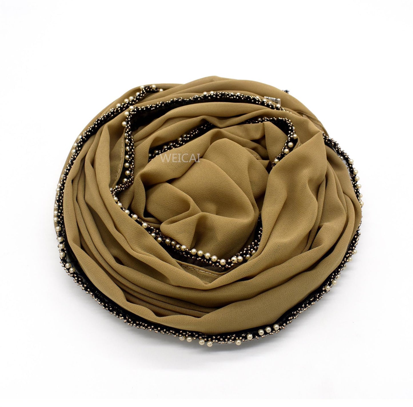 HAYA HA1117 Solid Chiffon Headband Hijab