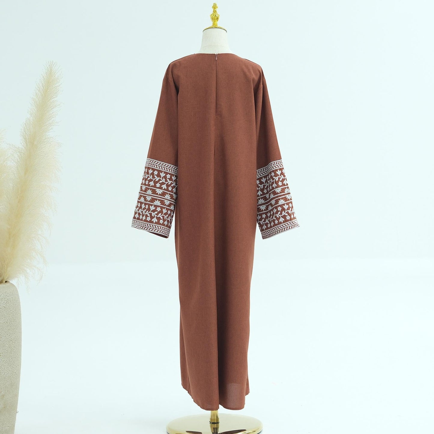 HAYA HA1172 Embroidered Elegant Dress Robe
